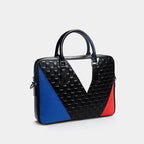 Sac ordinateur femme en cuir à bandoulière, 14 pouces