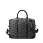 Sac ordinateur femme porté main ou épaule, 14 ou 15,6 pouces, noir