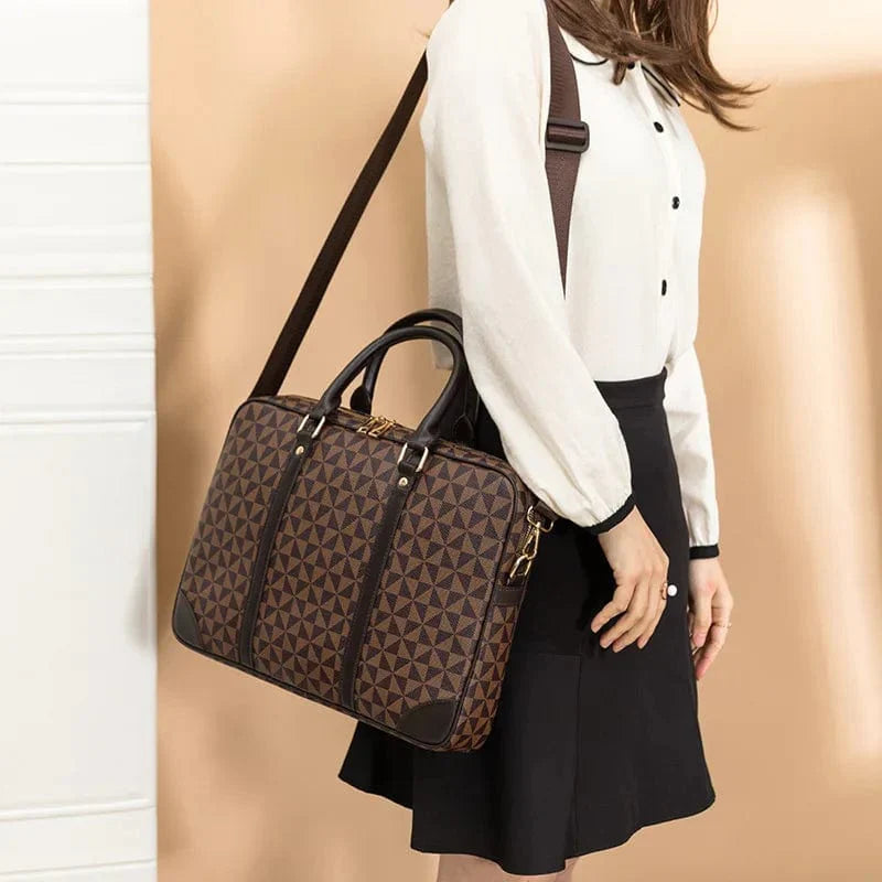 Sac ordinateur femme porté main ou épaule, 14 ou 15,6 pouces