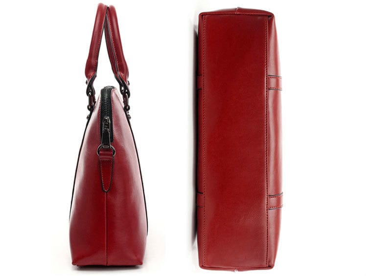 Sac PC portable femme en cuir, ordinateurs de 11 à 14,6 pouces