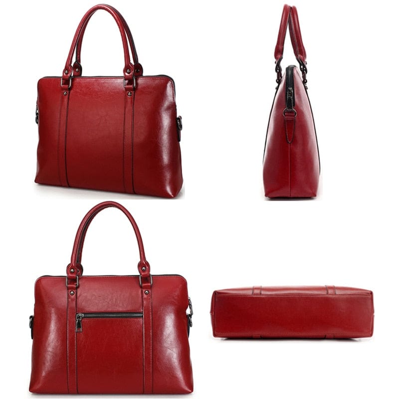 Sac PC portable femme en cuir, ordinateurs de 11 à 14,6 pouces