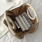 Sac rond femme d'été, anse arrondie, cinq coloris