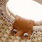 Sac rond femme d'été, anse arrondie, cinq coloris