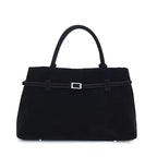 Sac à main femme 38 x 25 cm à bandoulière, trois coloris, noir
