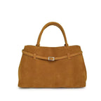 Sac à main femme 38 x 25 cm à bandoulière, trois coloris, abricot