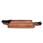 Sacoche ceinture homme en similicuir, 27 x 15 cm, trois coloris