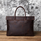 Sacoche homme marron pour ordinateur 14 ou 15 pouces