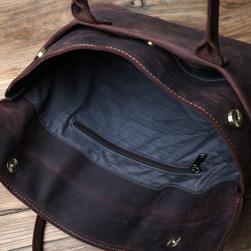 Sacoche homme marron pour ordinateur 14 ou 15 pouces