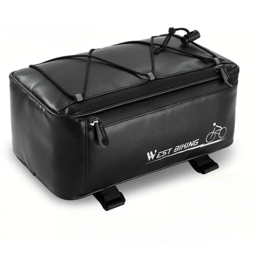 Sacoche de vélo pour porte-bagages, 11 litres, housse de pluie