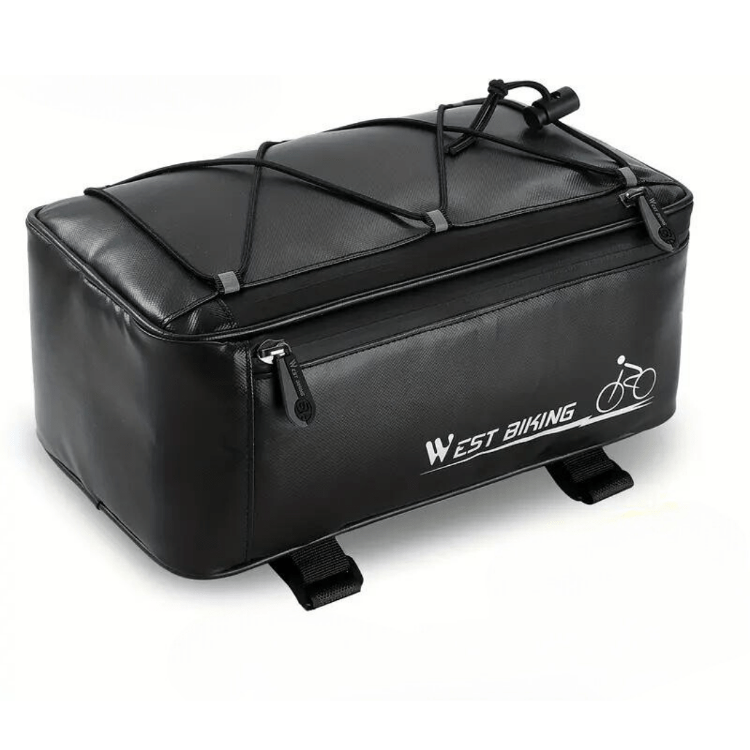 Sacoche de vélo pour porte-bagages, 11 litres, housse de pluie