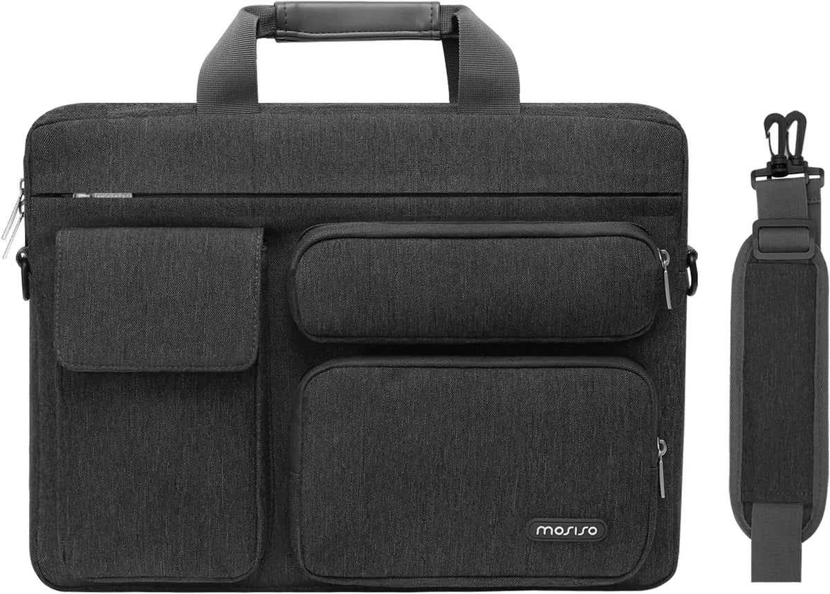 Sacoche ordinateur femme 17 pouces en tissu technique