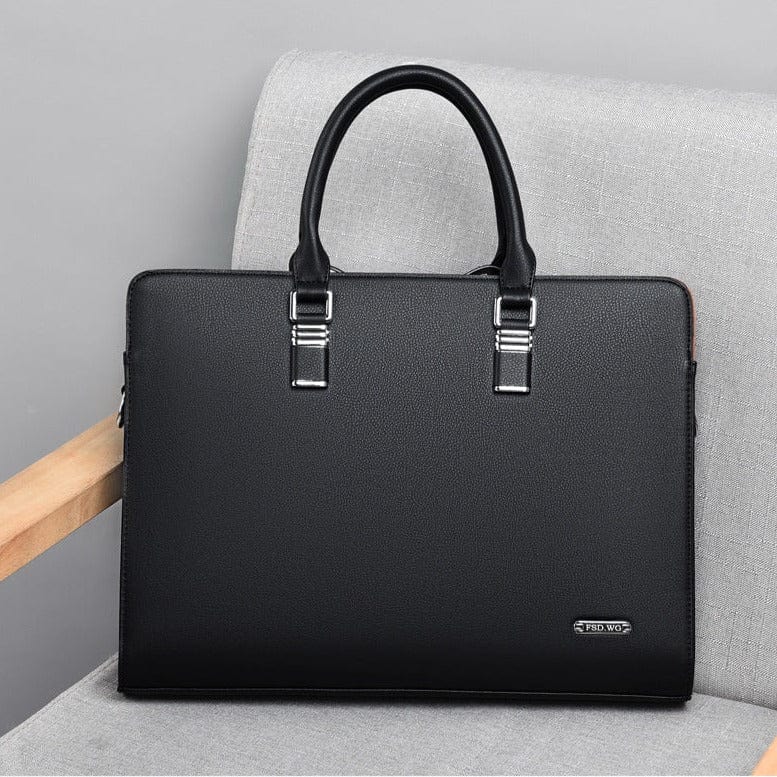 Sacoche homme en cuir pour ordinateur 14 ou 15 pouces