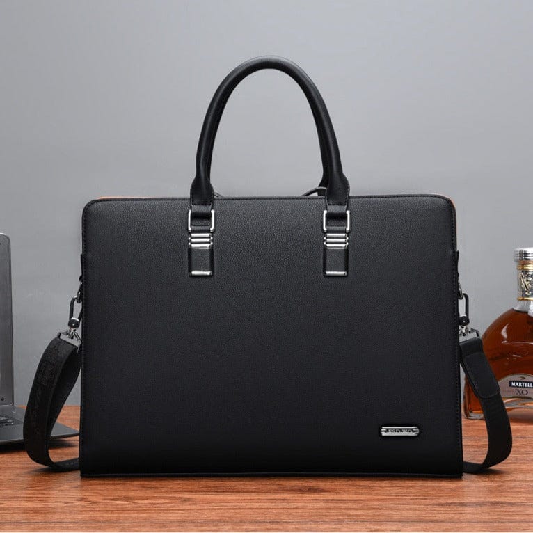 Sacoche homme en cuir pour ordinateur 14 ou 15 pouces