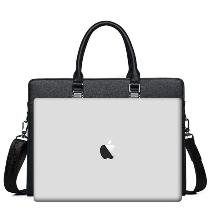 Sacoche homme en cuir pour ordinateur 14 ou 15 pouces