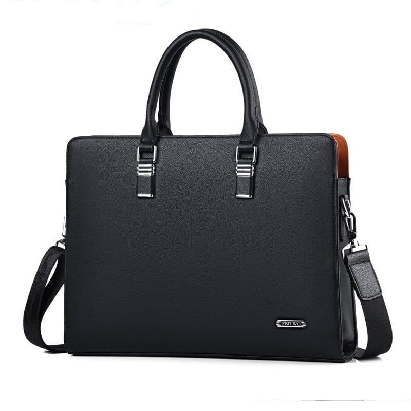 Sacoche homme en cuir pour ordinateur 14 ou 15 pouces