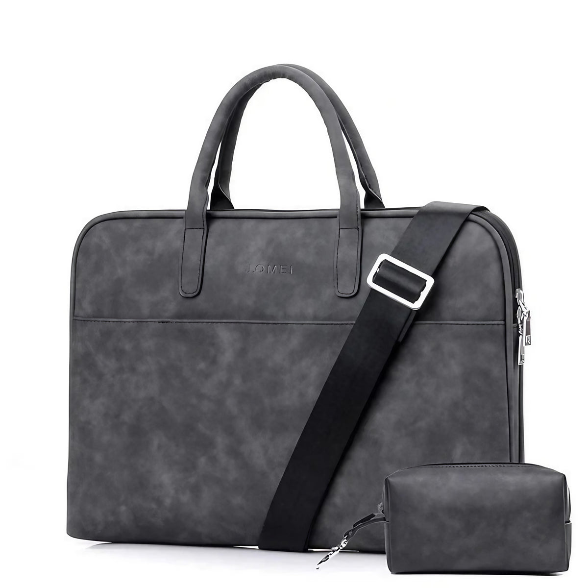 Sacoche ordinateur 17 pouces en similicuir, mixte, rose ou noir