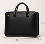 Sacoche ordinateur homme en cuir, 14 ou 15,6 pouces, trois coloris
