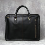 Sacoche ordinateur homme en cuir, 14 ou 15,6 pouces, trois coloris