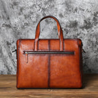 Sacoche ordinateur homme en cuir, 14 pouces, noir ou marron