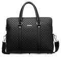 Sacoche professionnelle homme en similicuir, 14 ou 15 pouces, noir