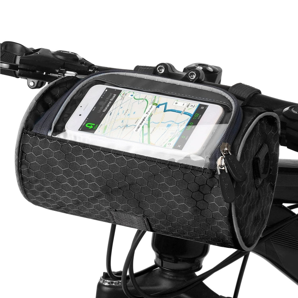 Sacoche de guidon vélo avec pochette tactile pour téléphone