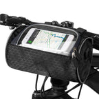 Sacoche de guidon vélo avec pochette tactile pour téléphone