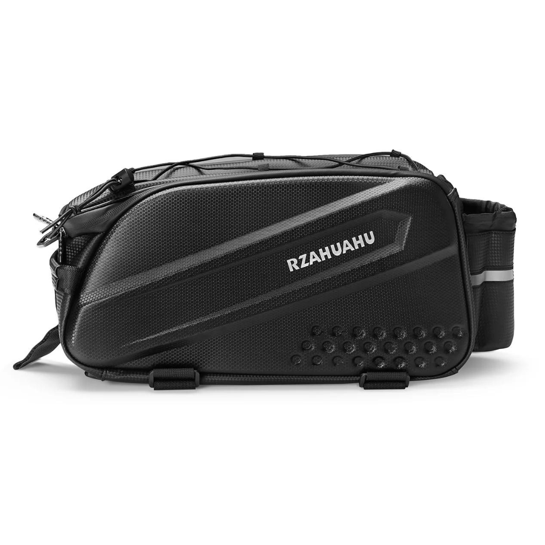 Sacoche de vélo rigide pour porte-bagages, 25 litres, noire