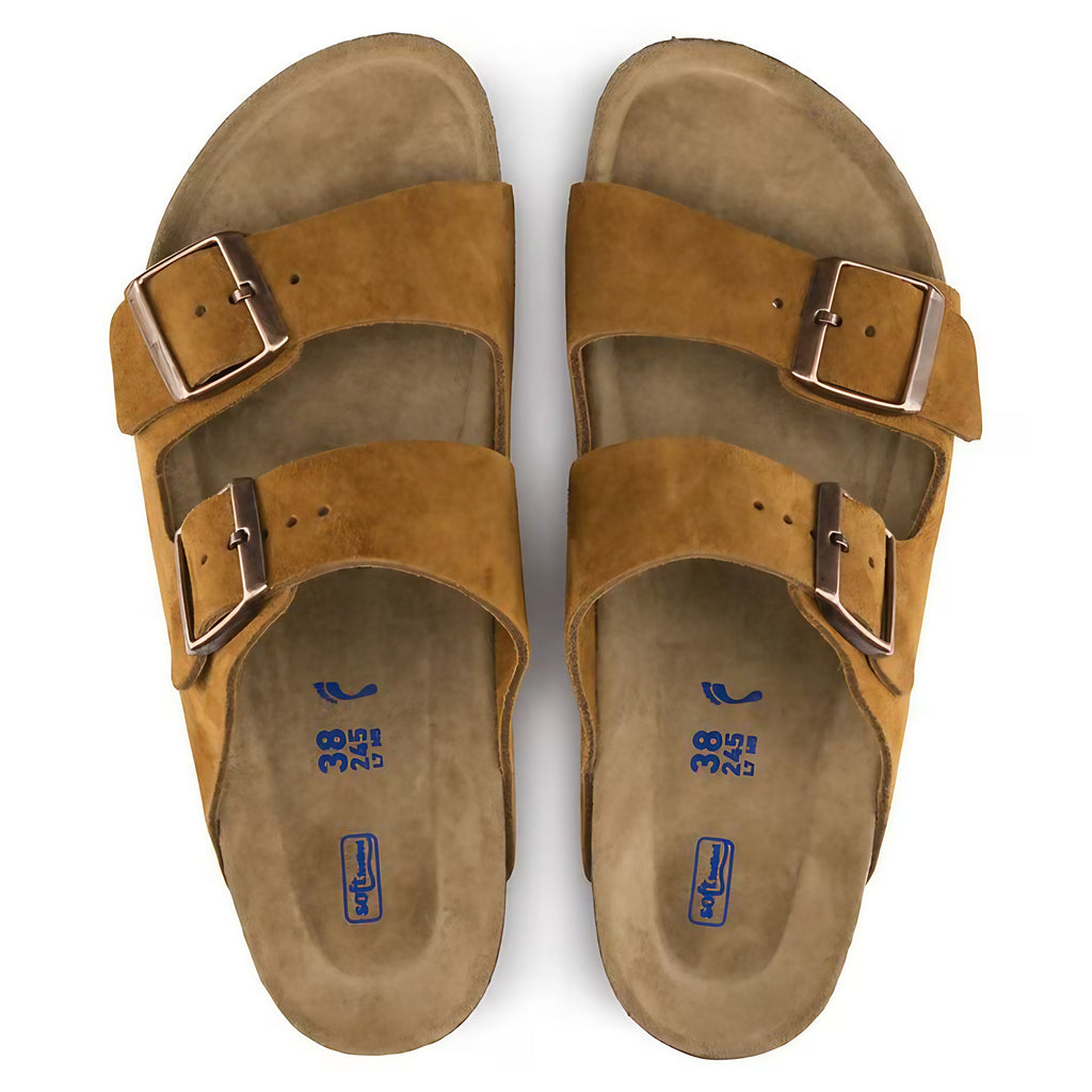 Sandales homme à deux brides et boucles réglables, marron, marron