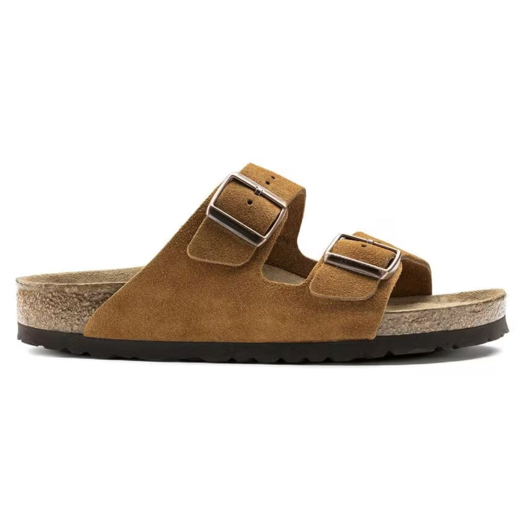 Sandales homme à deux brides et boucles réglables, marron