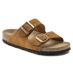 Sandales homme à deux brides et boucles réglables, marron