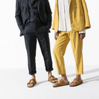 Sandales homme à deux brides et boucles réglables, marron