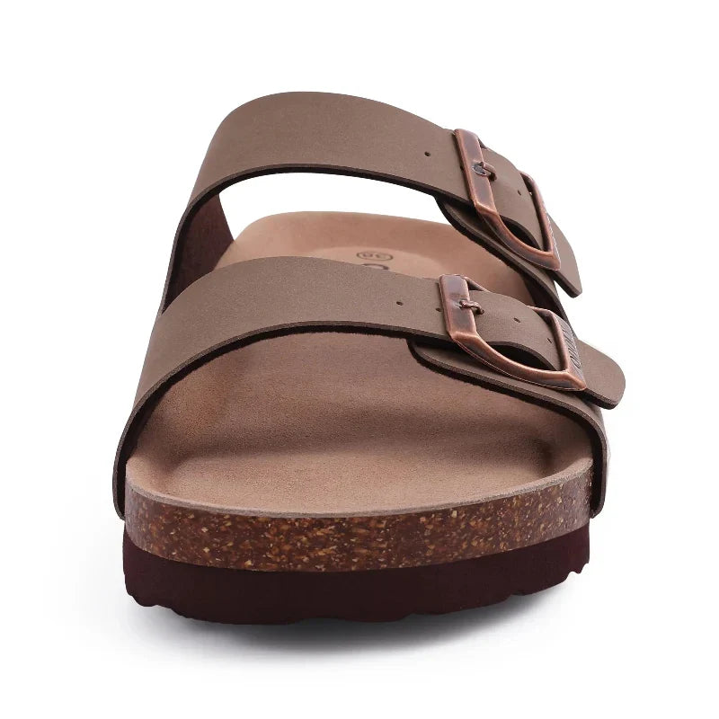 Sandales mixtes à boucles, semelle rembourrée, du 36 au 43