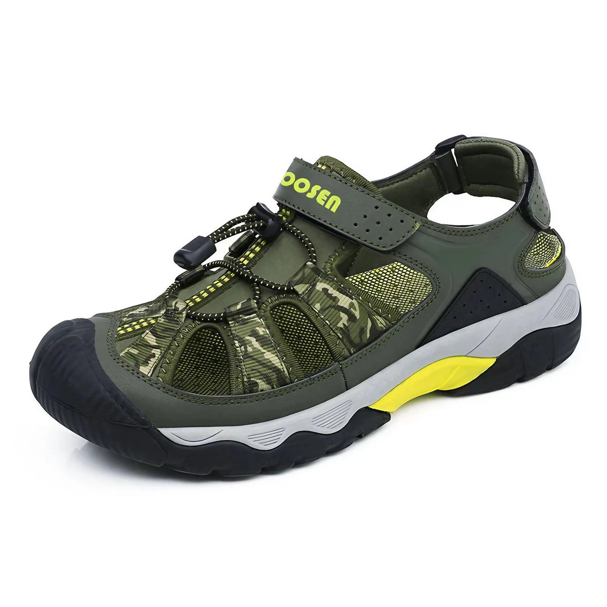 Sandales de randonnée mixtes à sangles réglables, du 39 au 47, vert