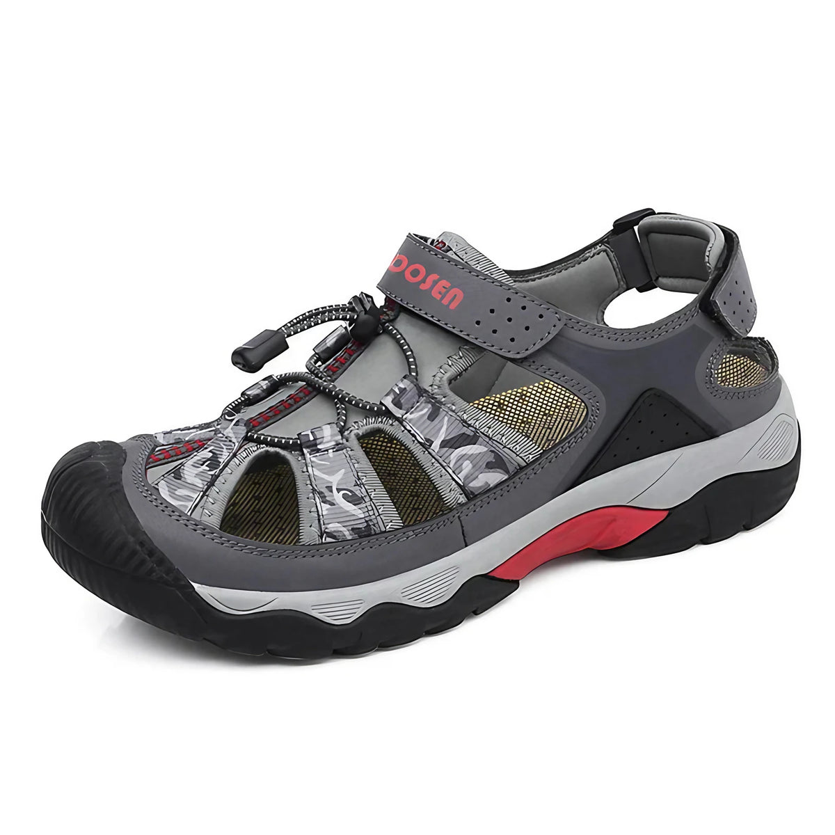 Sandales de randonnée mixtes à sangles réglables, du 39 au 47, gris