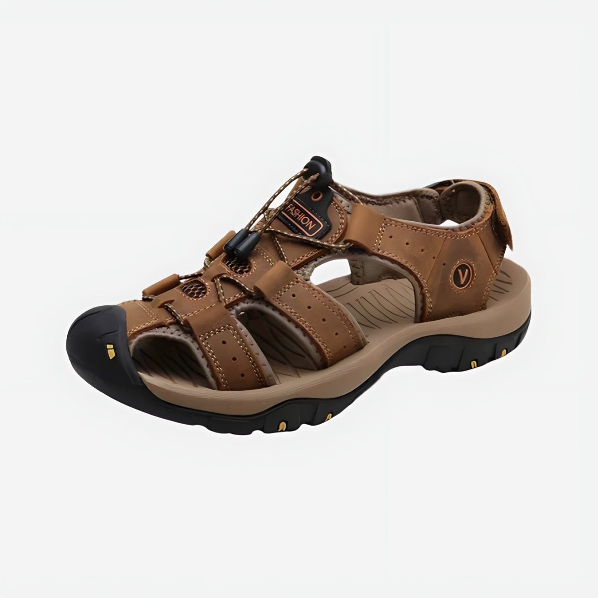 Sandales de randonnée homme, semelle antidérapante, 320 g, marron
