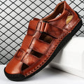 Sandales homme légères pour l'été, trois coloris, brun rouge