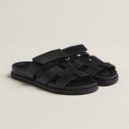 Sandales femme d'été à semelle ergonomique, cinq coloris, noir