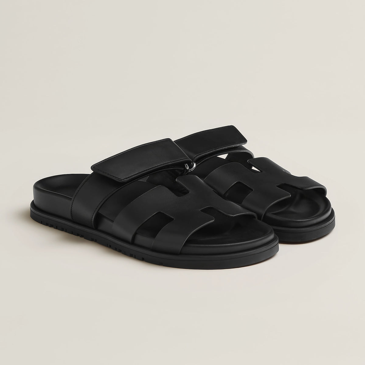 Sandales femme d'été à semelle ergonomique, cinq coloris, noir