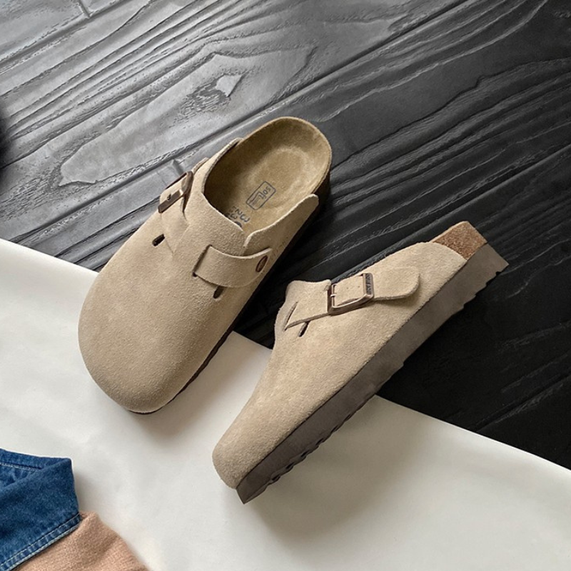 Sandales unisexe à la ligne épurée, quatre coloris, du 34 au 47, beige
