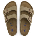 Sandales femme taupe, semelle anatomique, bride réglable