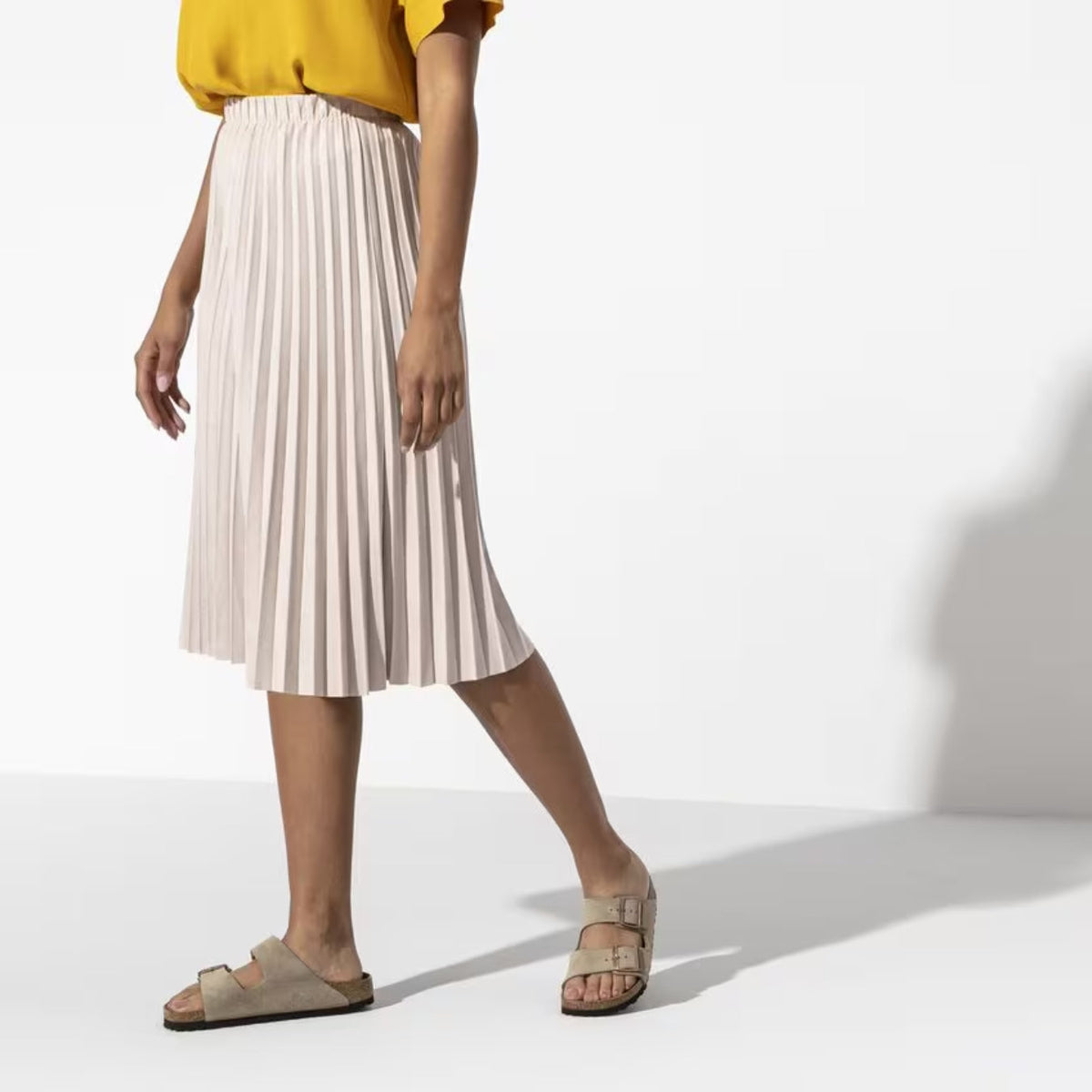 Sandales femme taupe, semelle anatomique, bride réglable
