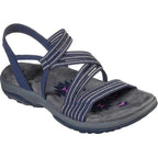 Sandales orthopédiques femme à brides scratch, trois coloris, bleu