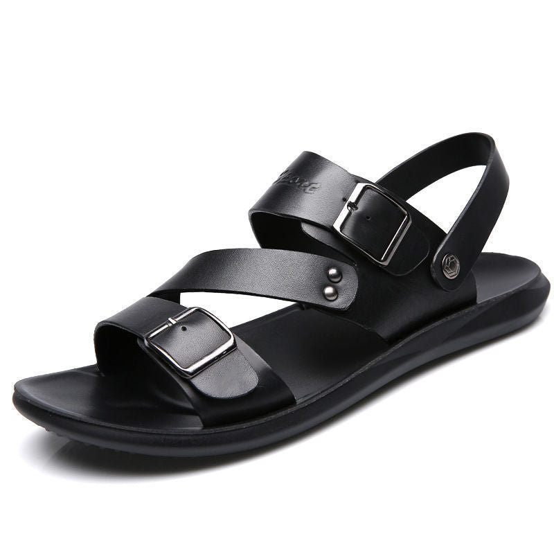 Sandales homme à boucle métallique réglable, du 38 au 48