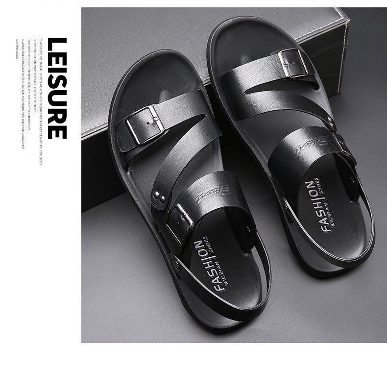 Sandales homme à boucle ajustable pour l'été