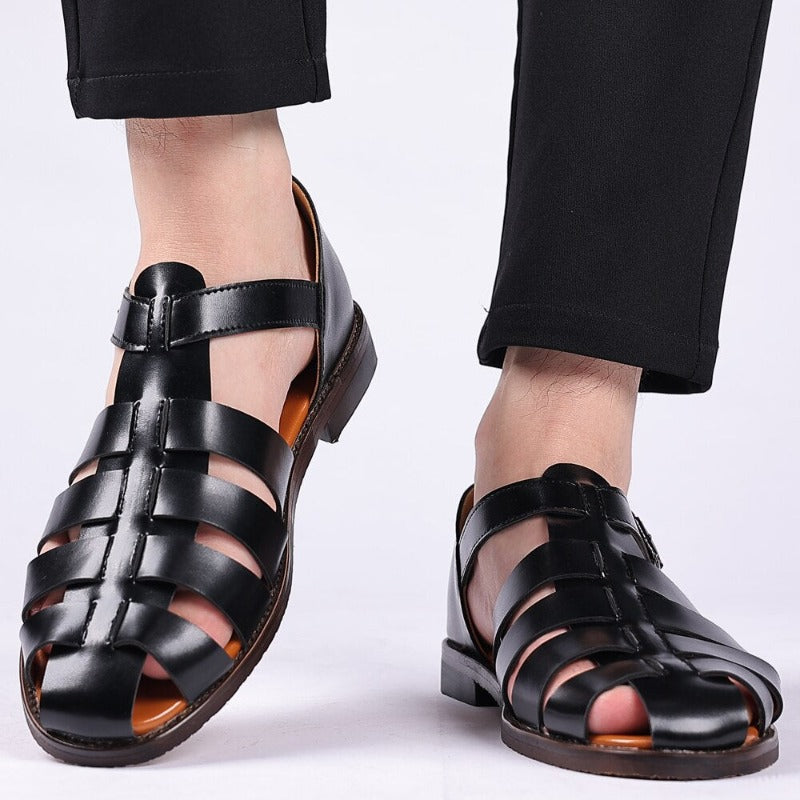 Sandales homme à lanières multiples, cinq coloris, du 38 au 48