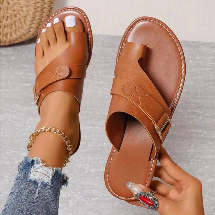 Sandales orthopédiques femme à lanières réglables, trois coloris