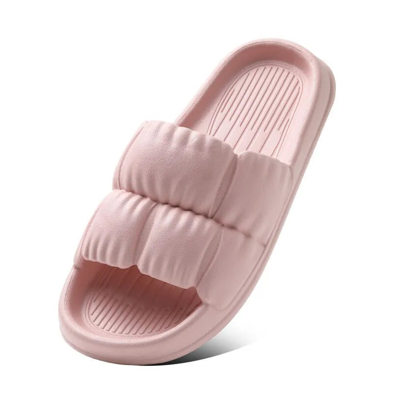 Sandales nuage mixtes à semelle plateforme, 200 g la paire, rose