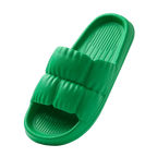 Sandales nuage mixtes à semelle plateforme, 200 g la paire, vert