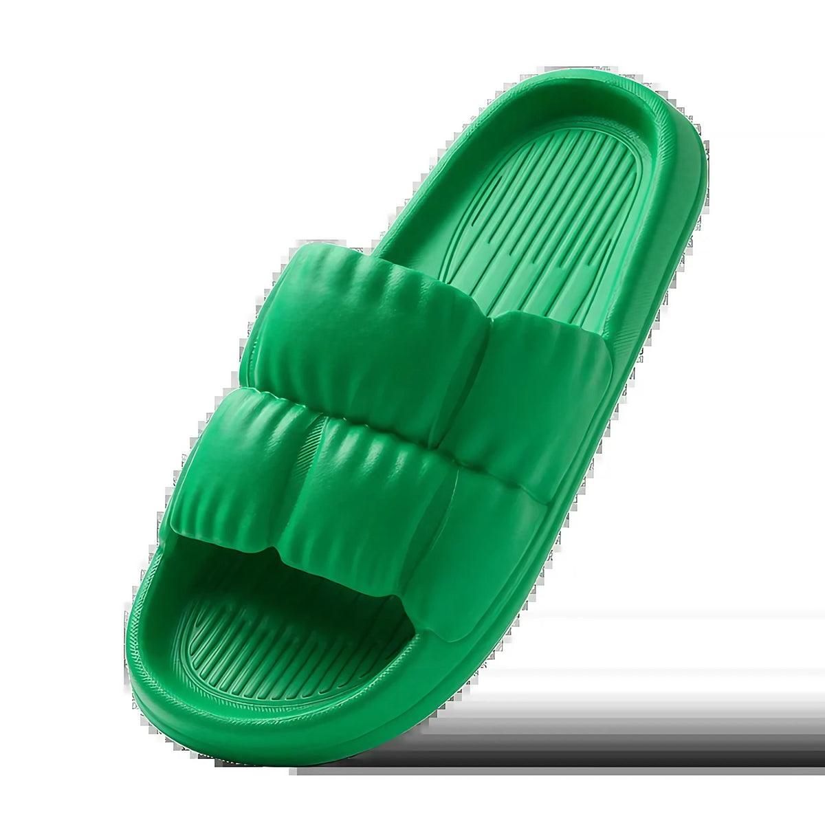 Sandales nuage mixtes à semelle plateforme, 200 g la paire, vert