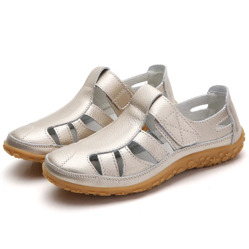 Sandales orthopédiques femme antidérapantes, dix coloris, doré